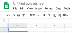 Google Sheets Untitled document