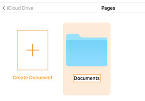iCloud rename folder